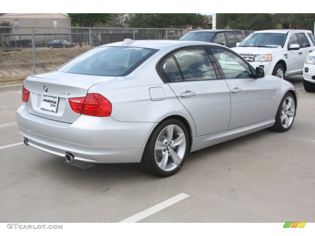 2011 3 Series 335i Sedan - Titanium Silver Metallic / Black Dakota Leather photo #4