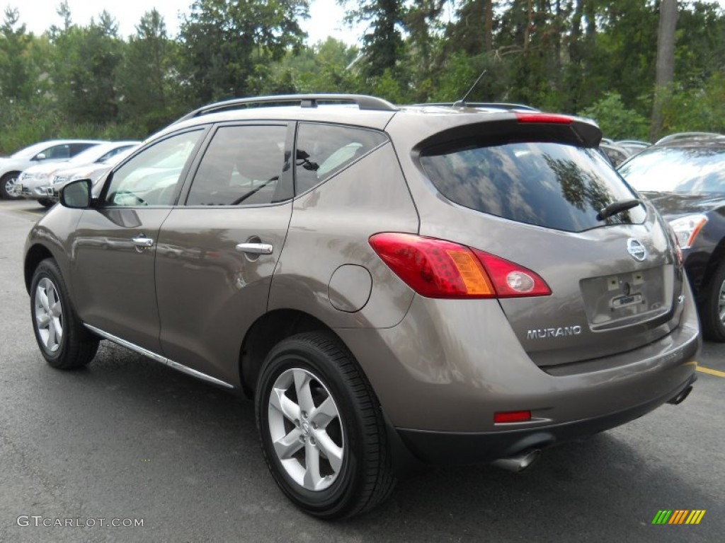 2009 Murano S AWD - Tinted Bronze Metallic / Black photo #13