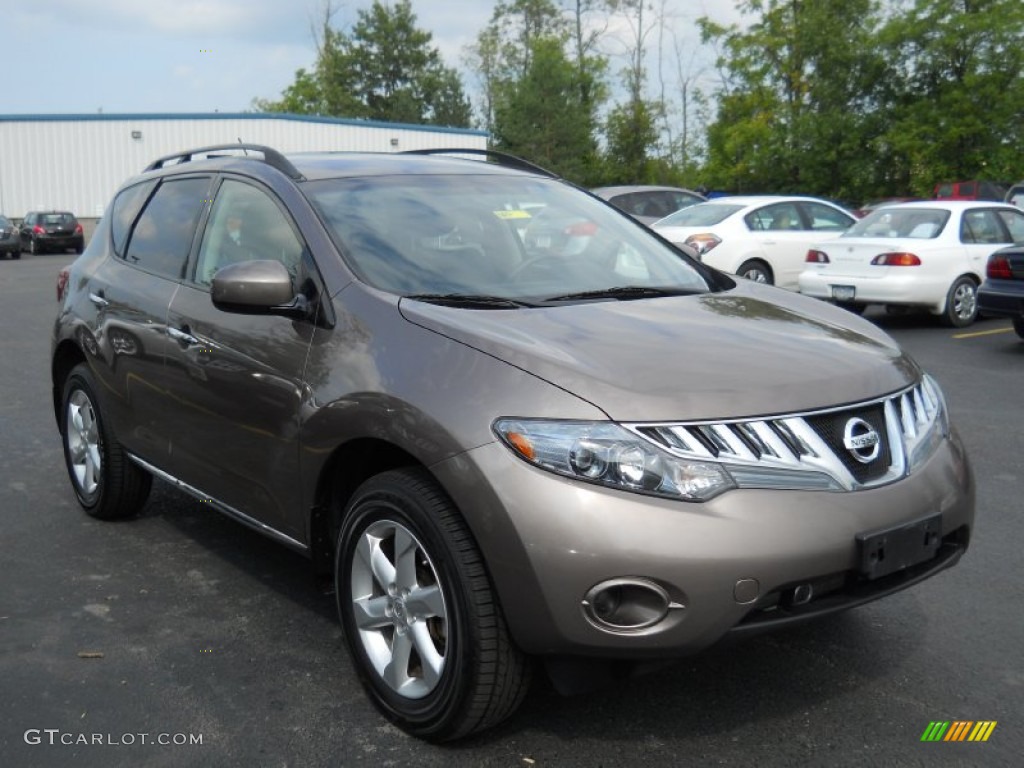 2009 Murano S AWD - Tinted Bronze Metallic / Black photo #15