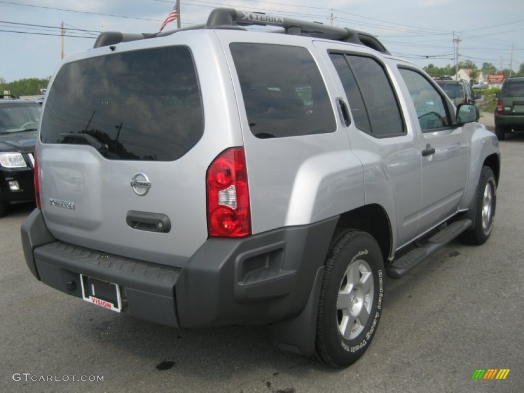 2008 Xterra S 4x4 - Night Armor Dark Gray / Steel/Graphite photo #2