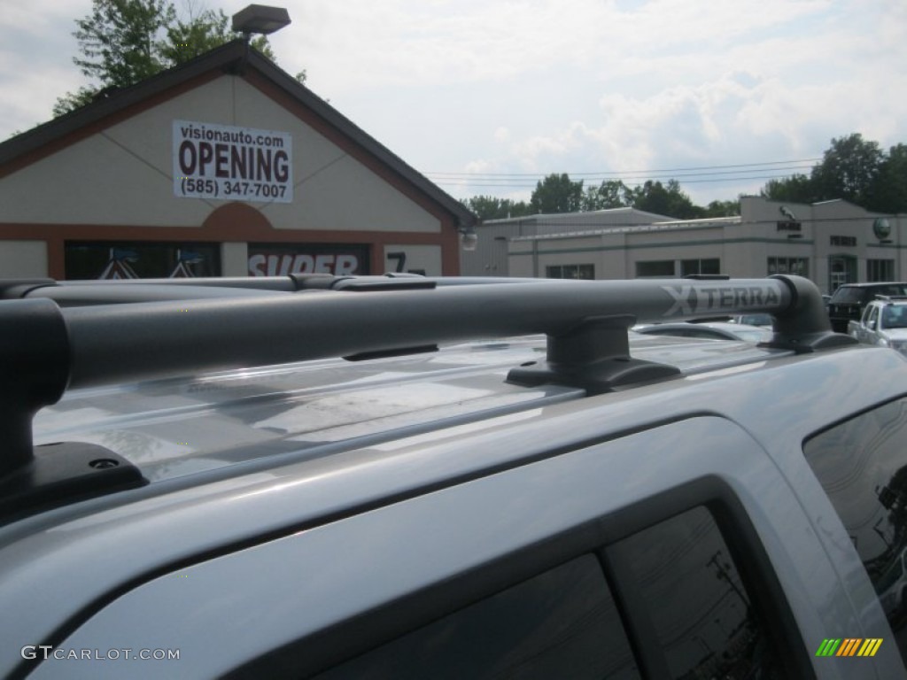 2008 Xterra S 4x4 - Night Armor Dark Gray / Steel/Graphite photo #11