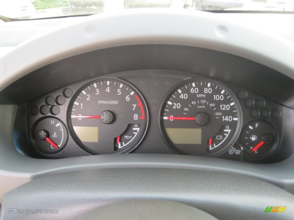 2008 Xterra S 4x4 - Night Armor Dark Gray / Steel/Graphite photo #12