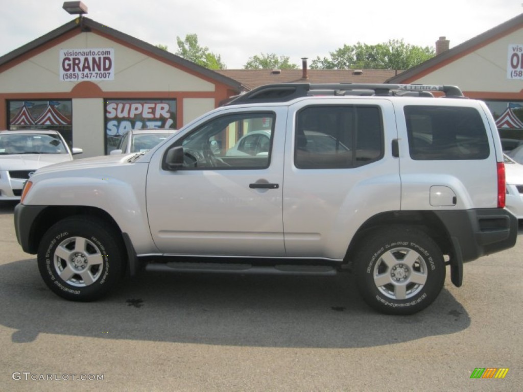 2008 Xterra S 4x4 - Night Armor Dark Gray / Steel/Graphite photo #13