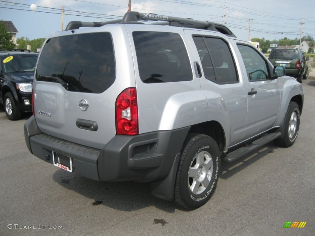 2008 Xterra S 4x4 - Night Armor Dark Gray / Steel/Graphite photo #15