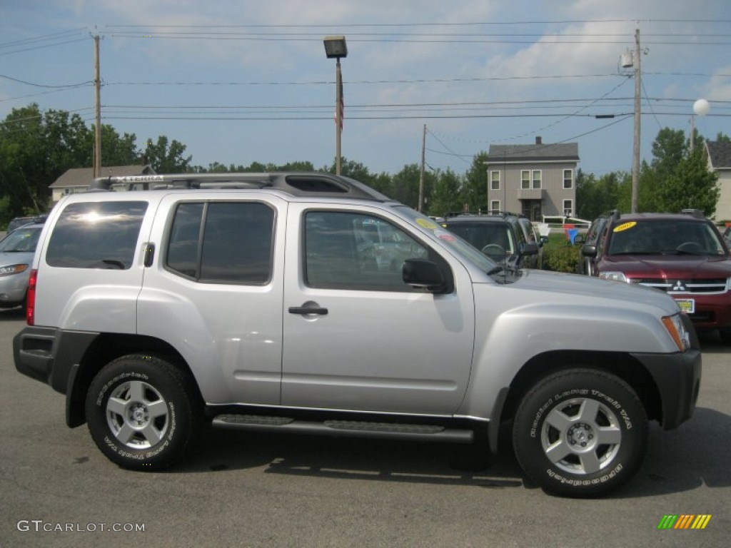 2008 Xterra S 4x4 - Night Armor Dark Gray / Steel/Graphite photo #16