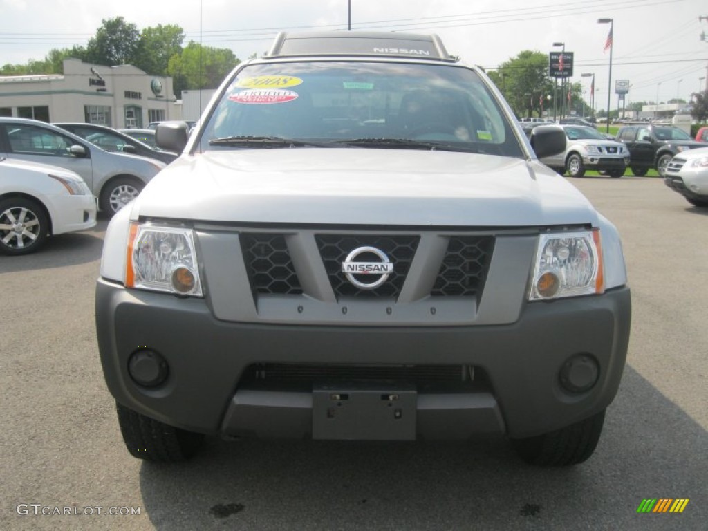 2008 Xterra S 4x4 - Night Armor Dark Gray / Steel/Graphite photo #18