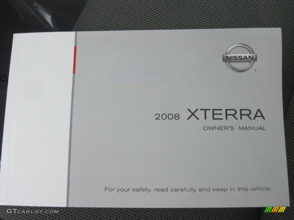 2008 Xterra S 4x4 - Night Armor Dark Gray / Steel/Graphite photo #28