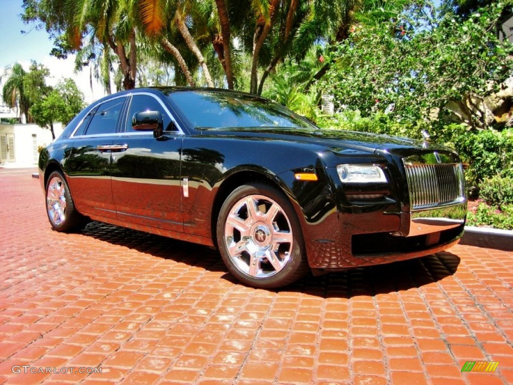 Diamond Black 2011 Rolls-Royce Ghost Standard Ghost Model Exterior Photo #53728980