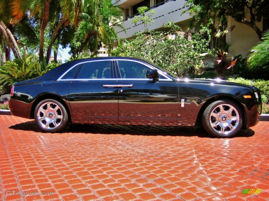 Diamond Black 2011 Rolls-Royce Ghost Standard Ghost Model Exterior Photo #53729004