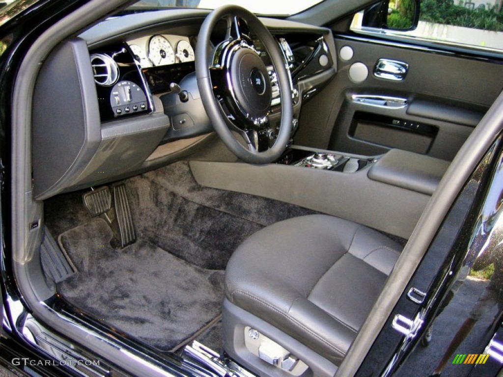 Black Interior 2011 Rolls-Royce Ghost Standard Ghost Model Photo #53729055