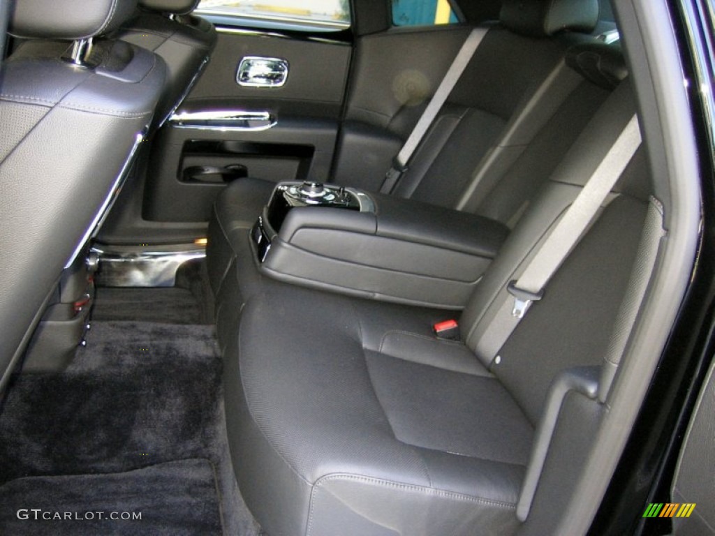 Black Interior 2011 Rolls-Royce Ghost Standard Ghost Model Photo #53729061