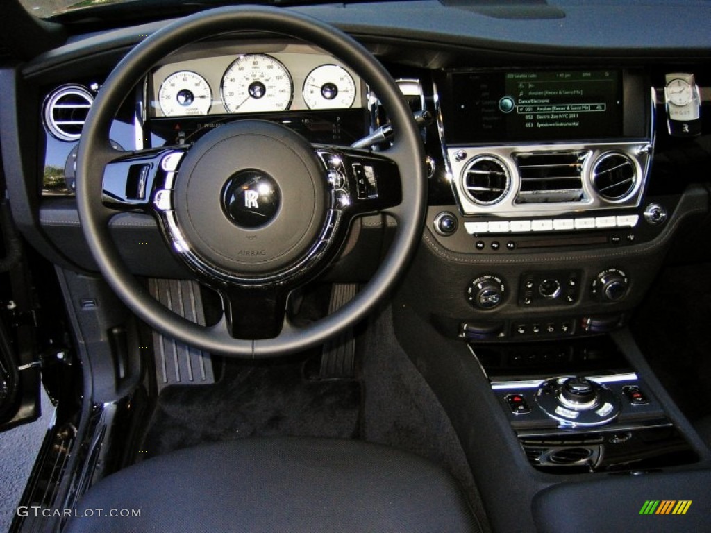 2011 Rolls-Royce Ghost Standard Ghost Model Black Dashboard Photo #53729124