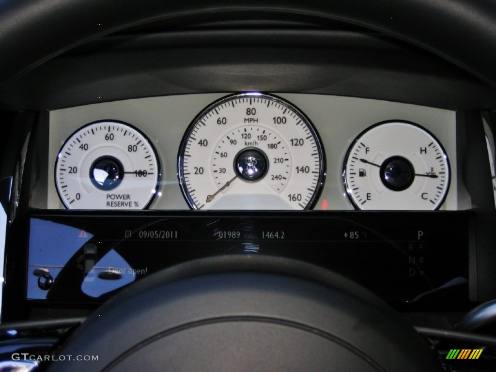 2011 Rolls-Royce Ghost Standard Ghost Model Gauges Photo #53729136