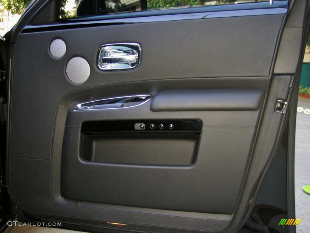 2011 Rolls-Royce Ghost Standard Ghost Model Black Door Panel Photo #53729172
