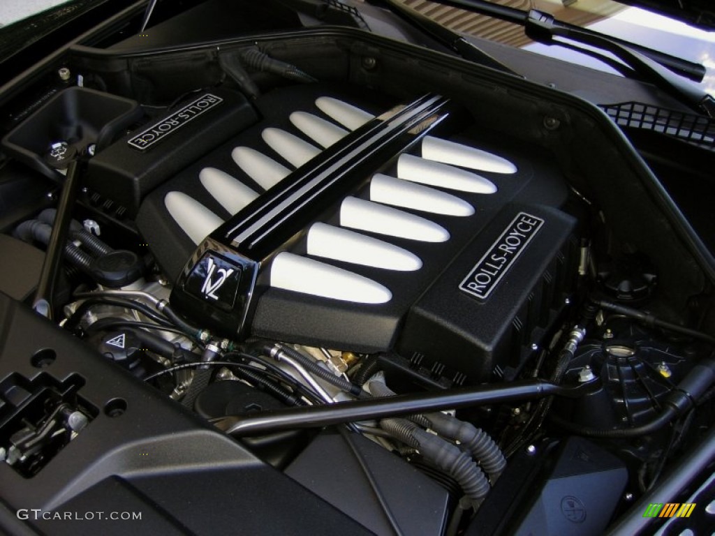 2011 Rolls-Royce Ghost Standard Ghost Model 6.6 Liter DI Twin-Turbocharged DOHC 48-Valve VVT V12 Engine Photo #53729178