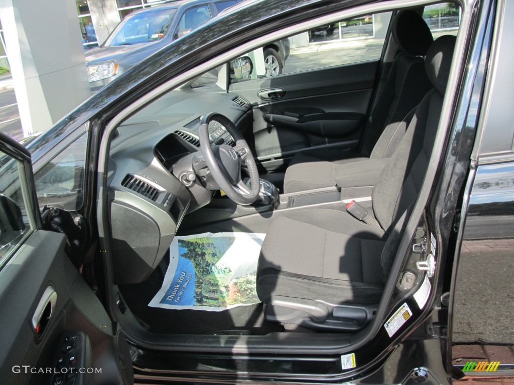 2010 Civic LX-S Sedan - Crystal Black Pearl / Black photo #20