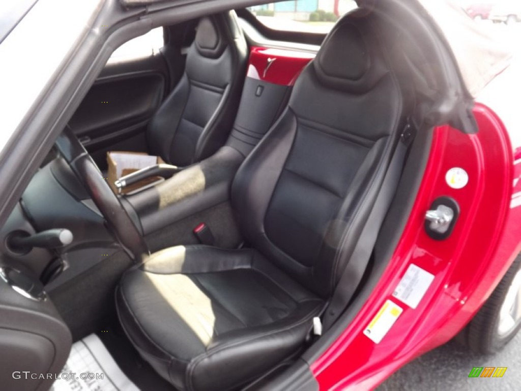 Ebony Interior 2008 Pontiac Solstice Roadster Photo #53731338