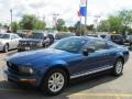 2008 Vista Blue Metallic Ford Mustang V6 Deluxe Coupe  photo #1