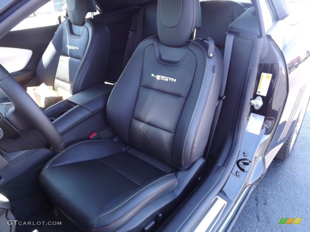 Jet Black Interior 2012 Chevrolet Camaro SS 45th Anniversary Edition Convertible Photo #53731947