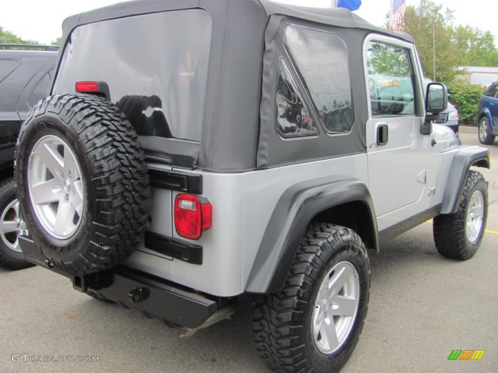 Bright Silver Metallic 2006 Jeep Wrangler Rubicon 4x4 Exterior Photo #53732397