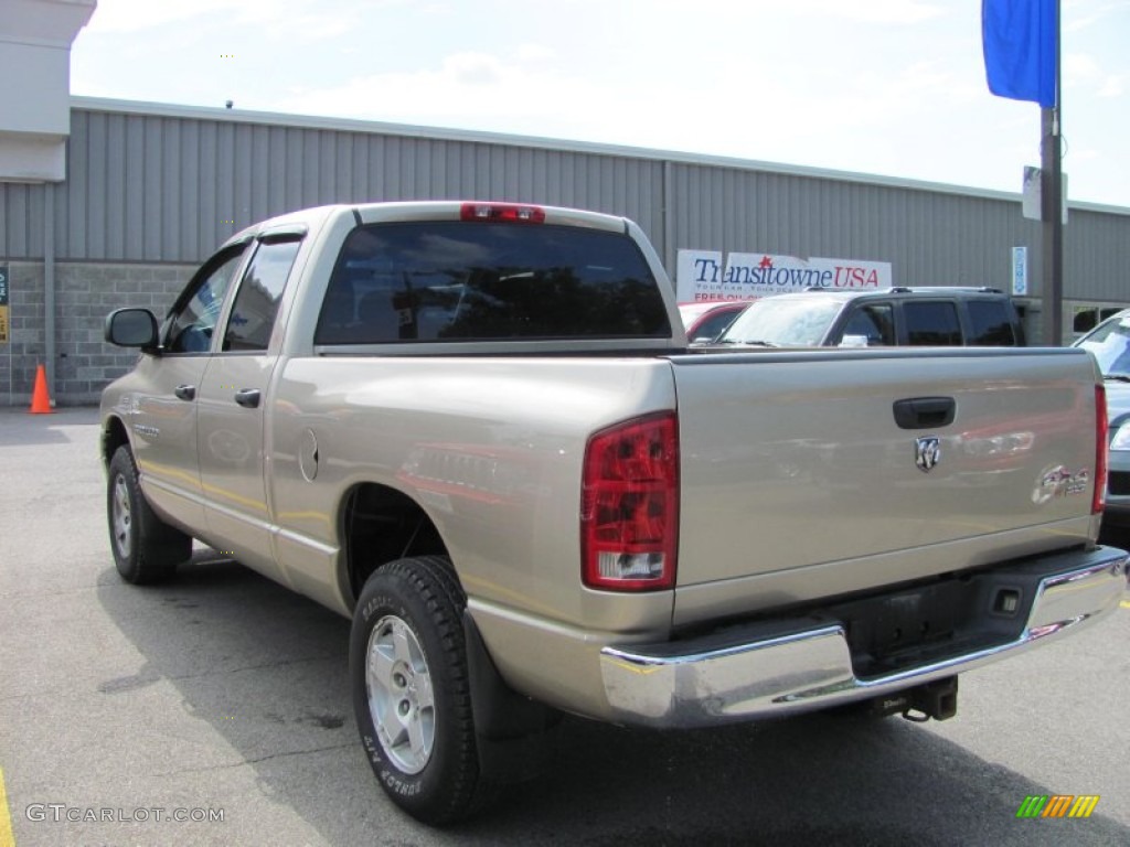 2005 Ram 1500 SLT Quad Cab 4x4 - Light Almond Pearl / Taupe photo #2