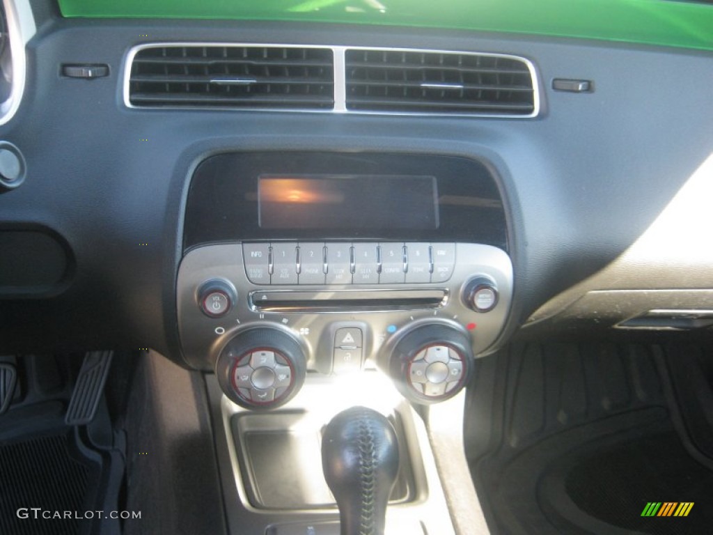 2010 Camaro LT Coupe - Synergy Green Metallic / Black photo #9