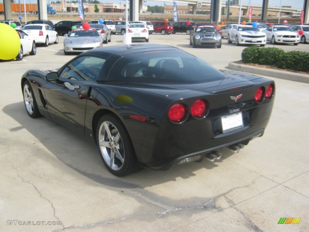 2007 Corvette Coupe - Black / Ebony photo #3