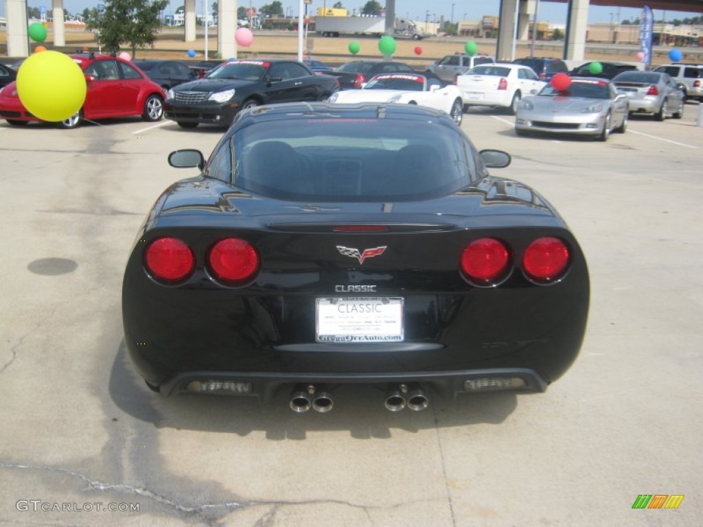 2007 Corvette Coupe - Black / Ebony photo #4