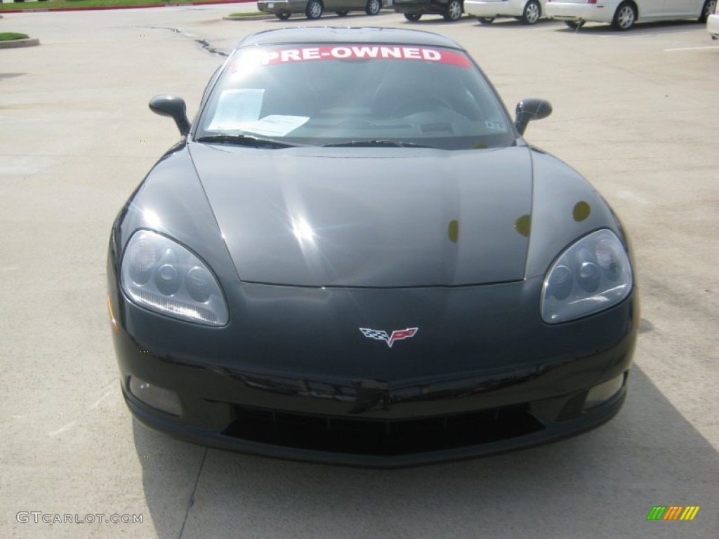 2007 Corvette Coupe - Black / Ebony photo #8