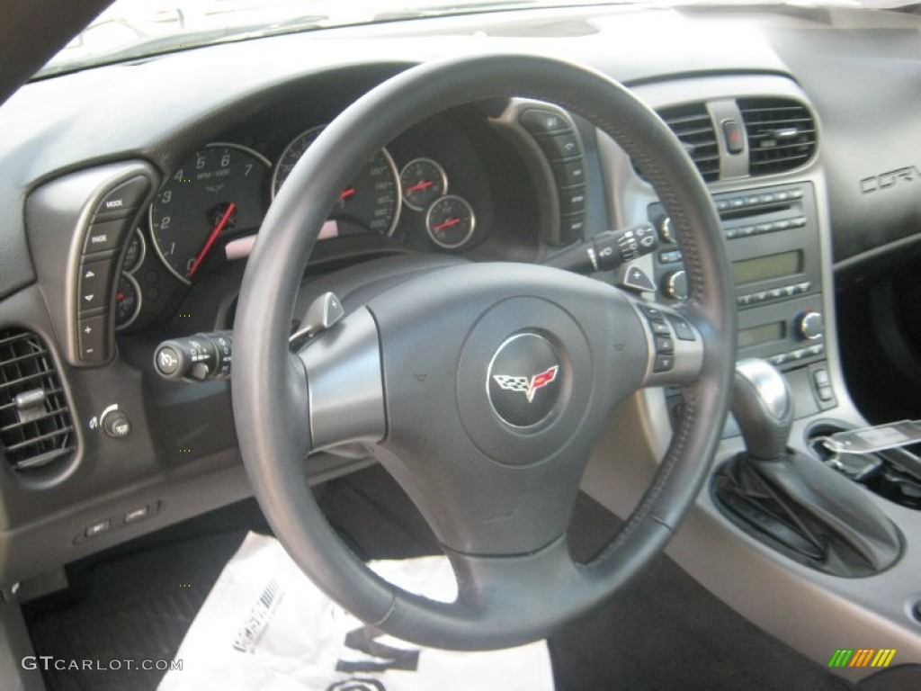 2007 Chevrolet Corvette Coupe Ebony Dashboard Photo #53733033