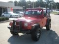 2006 Flame Red Jeep Wrangler SE 4x4  photo #1