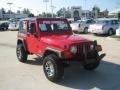 2006 Flame Red Jeep Wrangler SE 4x4  photo #7