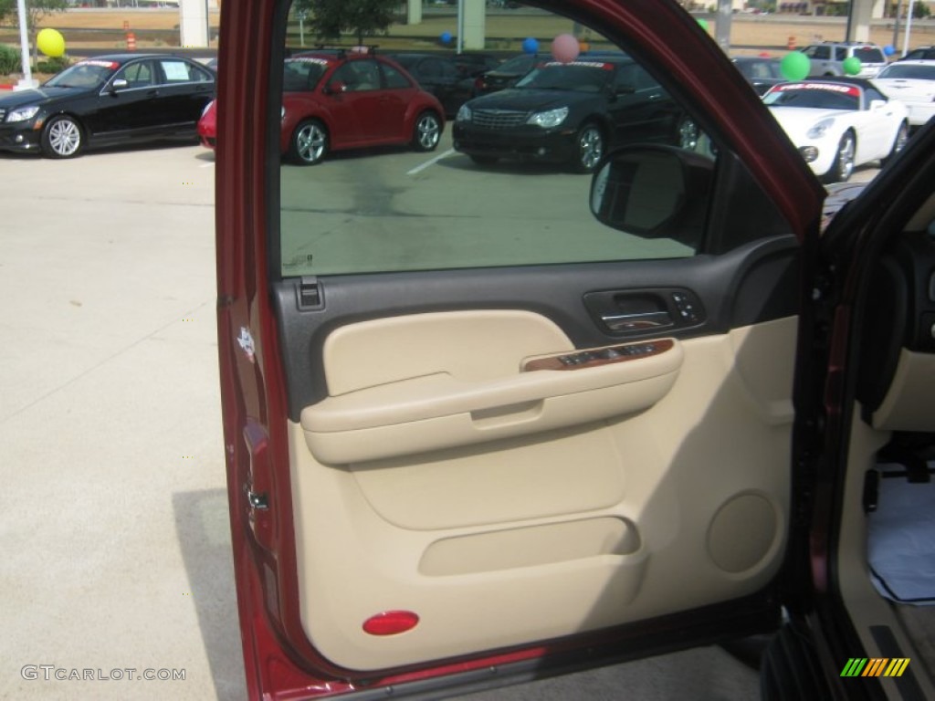 2008 Tahoe LT - Deep Ruby Metallic / Light Cashmere/Ebony photo #18