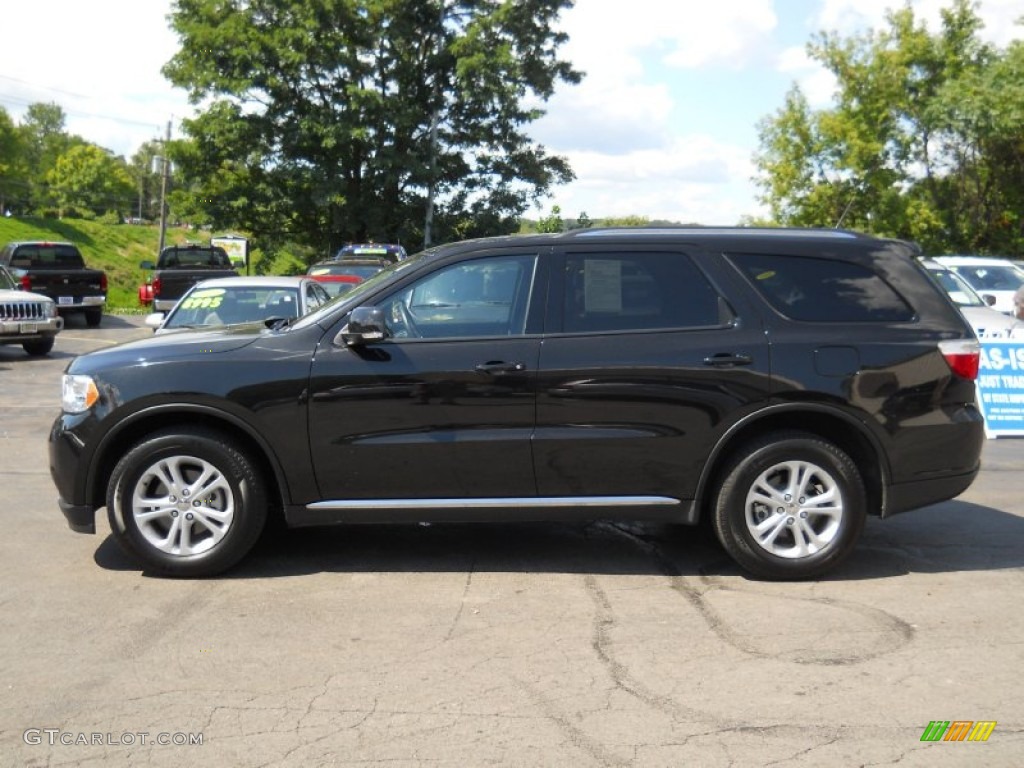 Brilliant Black Crystal Pearl 2011 Dodge Durango Crew 4x4 Exterior Photo #53734791