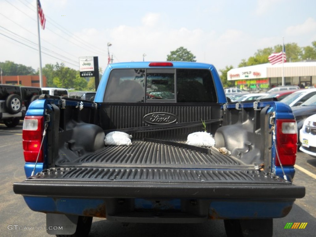 2002 Ranger Edge Regular Cab - Bright Island Blue Metallic / Dark Graphite photo #6