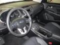 Black 2011 Kia Sportage SX Interior Color