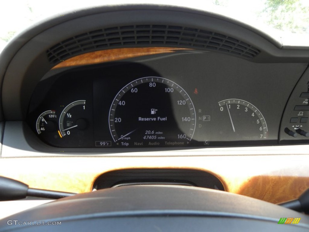 2008 Mercedes-Benz S 550 Sedan Gauges Photo #53736588