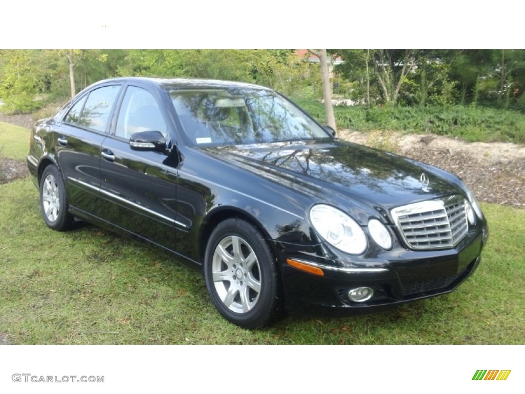 2008 E 320 BlueTEC Sedan - Black / Black photo #1