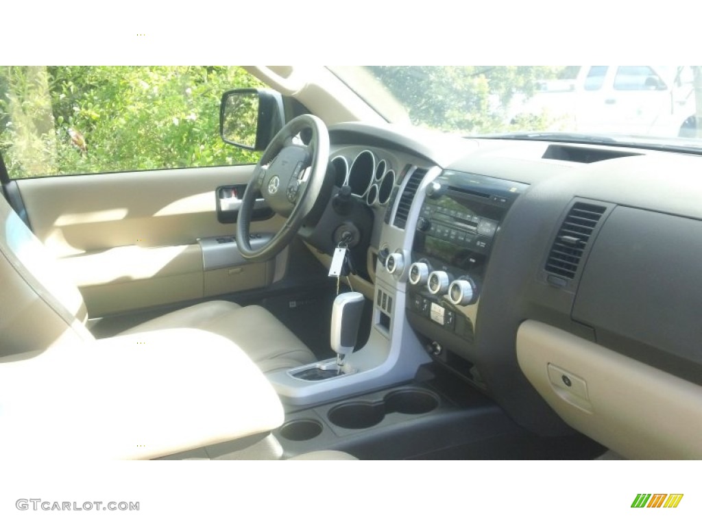 2008 Sequoia Limited 4WD - Black / Sand Beige photo #18