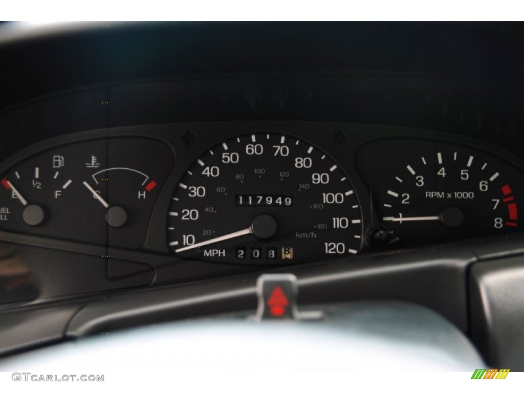 2003 Ford Escort ZX2 Coupe Gauges Photo #53738646