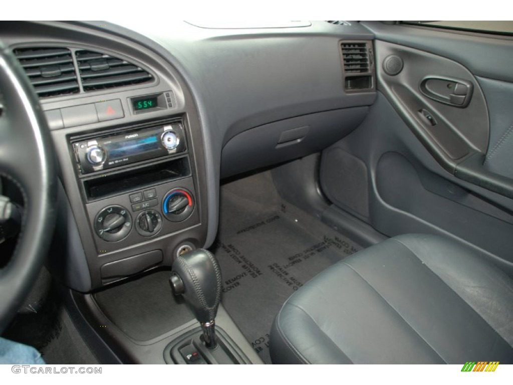 2003 Elantra GLS Sedan - Carbon Blue / Dark Gray photo #14