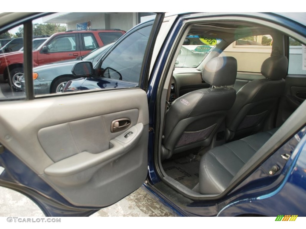 2003 Elantra GLS Sedan - Carbon Blue / Dark Gray photo #20