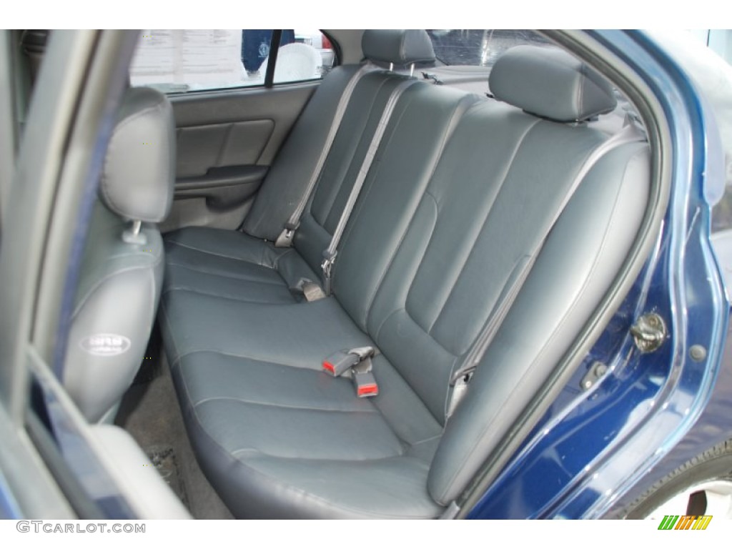 2003 Elantra GLS Sedan - Carbon Blue / Dark Gray photo #23