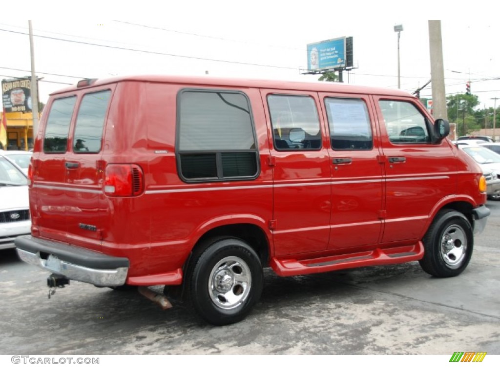 Colorado Red 2000 Dodge Ram Van 1500 Passenger Conversion Exterior Photo #53738958