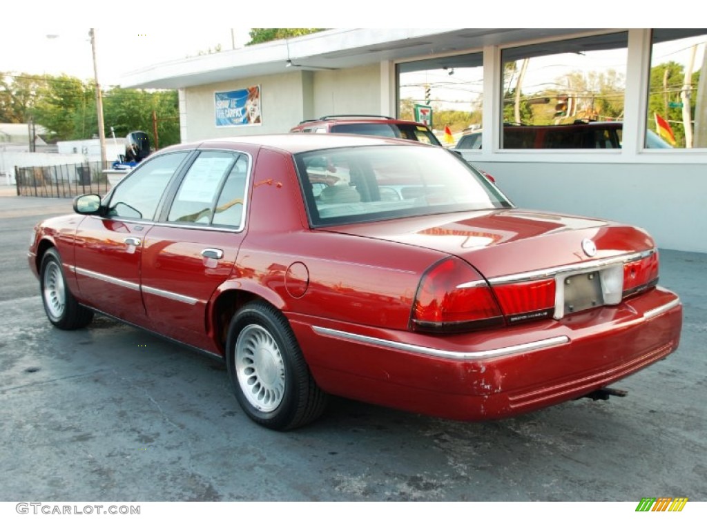 2000 Grand Marquis LS - Toreador Red Metallic / Medium Parchment photo #6