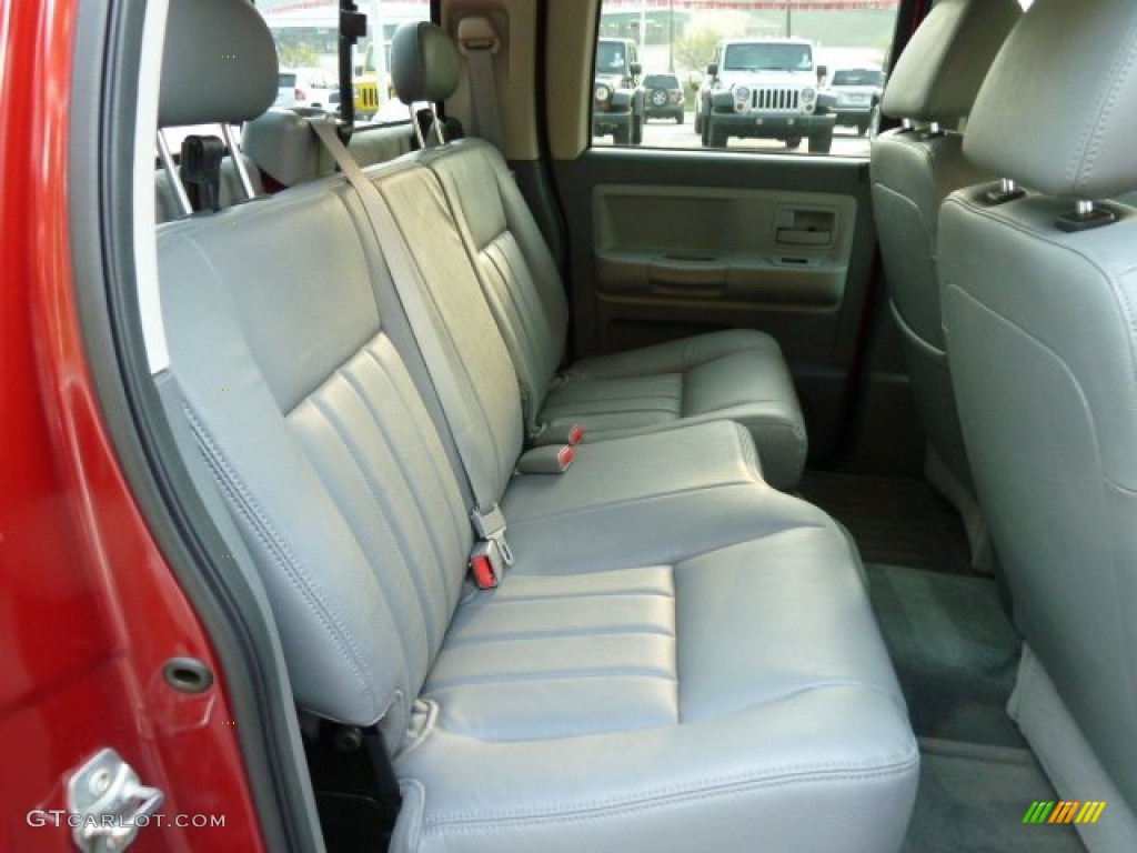 2007 Dodge Dakota SLT Quad Cab 4x4 Rear Seat Photo #53740329