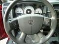 Medium Slate Gray 2007 Dodge Dakota SLT Quad Cab 4x4 Steering Wheel