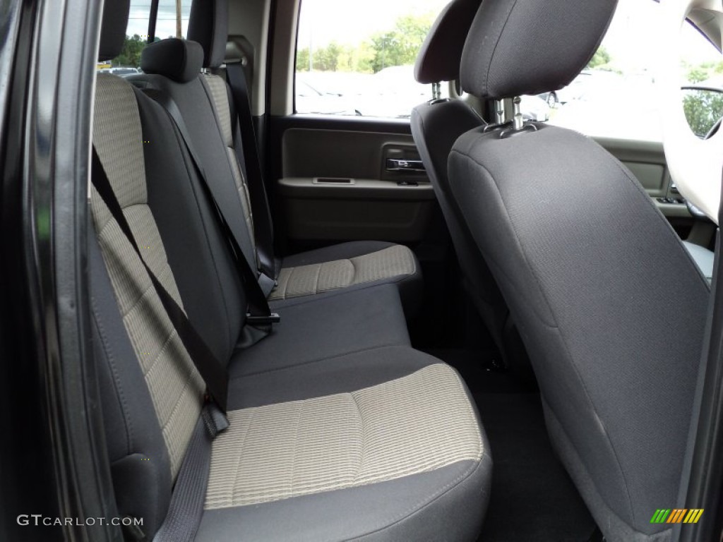 2011 Ram 1500 SLT Quad Cab 4x4 - Brilliant Black Crystal Pearl / Dark Slate Gray/Medium Graystone photo #26