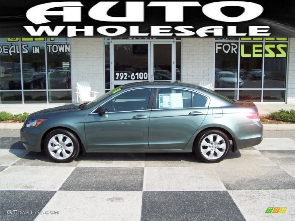 2010 Accord EX Sedan - Mystic Green Metallic / Black photo #1