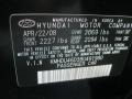 Black Pearl - Elantra GLS Sedan Photo No. 27